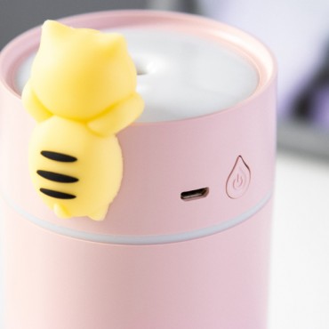 Kedili Mini USB Sessiz Hava Nemlendiricisi