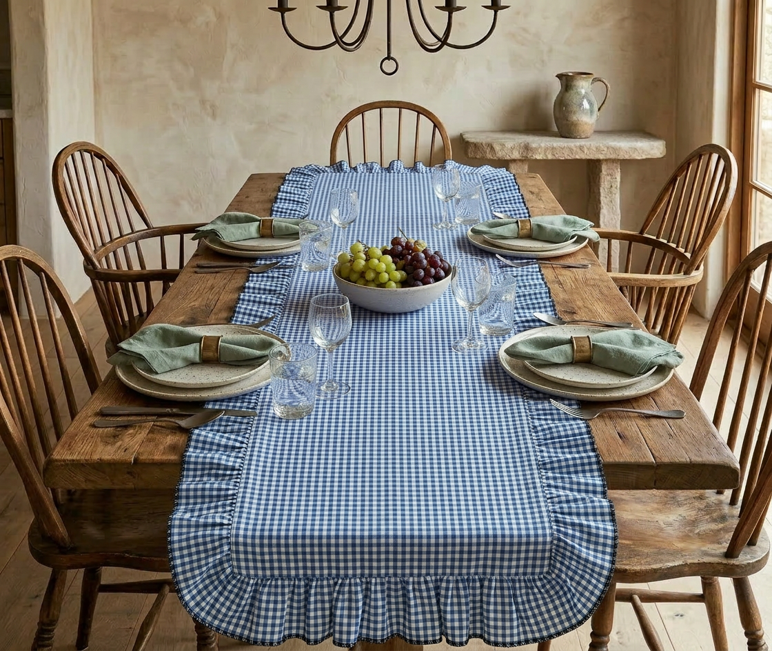 Fırfırlı Pötikare Runner 40x120